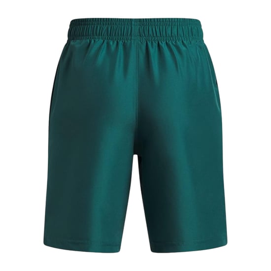 Under Armour Technische geweven korte broek met logo voor jongens (Groen/Wit) - Image 2
