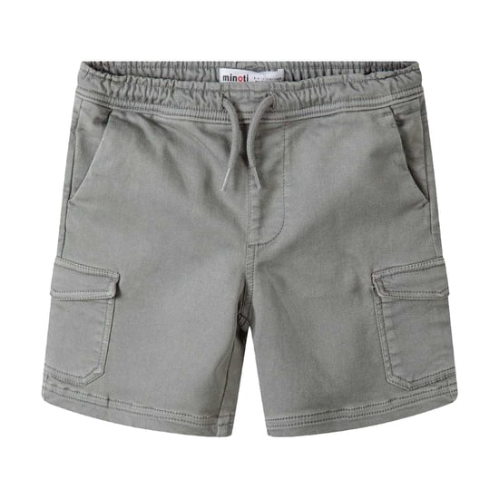 Minoti Gebreide Cargo Shorts Jongens (Grijs) - Image 2