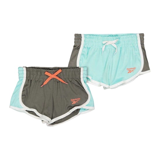 Reebok Shorts för flickor (Förpackning med 2 st) (Aruba Blue) - Image 1