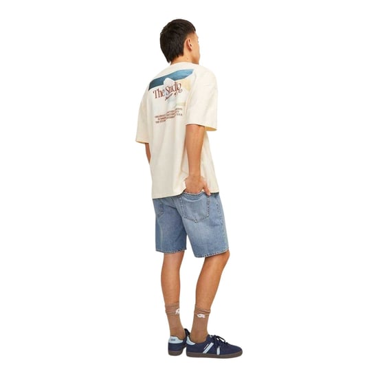 Jack And Jones Heren Denim Jeans Shorts (Blauwe Denim) - Image 3