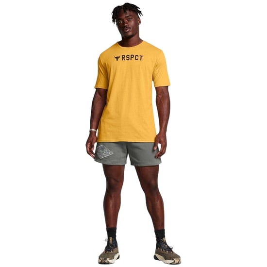 Under Armour Heren Project Rock Sweat Shorts (Groen) - Image 1