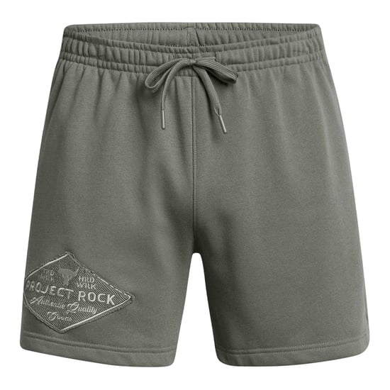 Under Armour Heren Project Rock Sweat Shorts (Groen) - Image 2