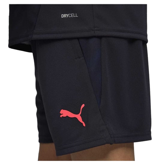 Puma Barn/Kids Cup Shorts (Marinblå/orange) - Image 4
