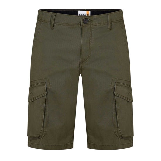 Timberland Heren Twill Casual Cargo Shorts (Bladgroen) - Image 1