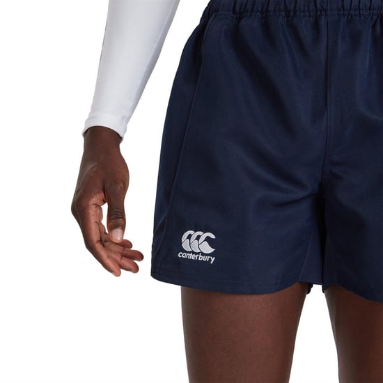 Canterbury Mens Advantage Rugby Shorts med resår i midjan (Marinblått) - Image 4