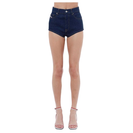 Diesel Dames/Dames De-Lunar High Waist Shorts (Blauw) - Image 3