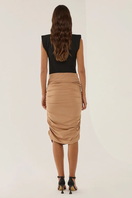 Ruched Midi Skirt - Image 5