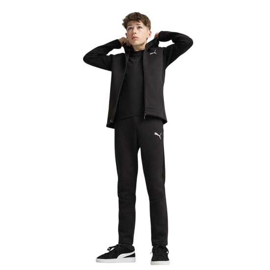 Puma Kinderen Evostripe Full Zip Hoodie (Puma Zwart) - Image 4