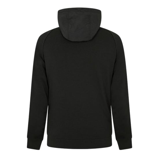 Lyle & Scott Heren Hybride Hooded Jacket (Jet Black) - Image 2