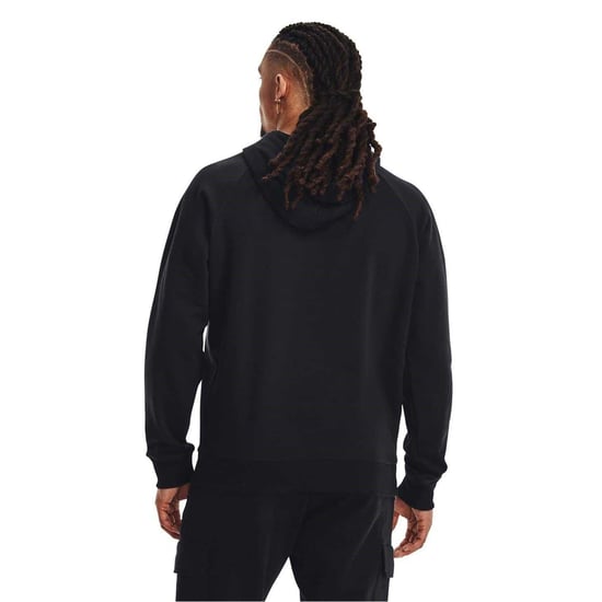 Under Armour Heren fleece hoodie (Zwart) - Image 3