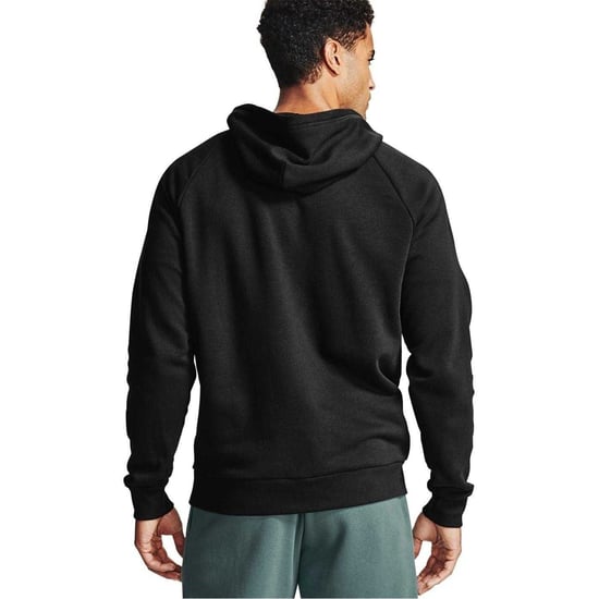 Under Armour Mens Rival Fleece Full Zip Hoodie (Svart) - Image 3