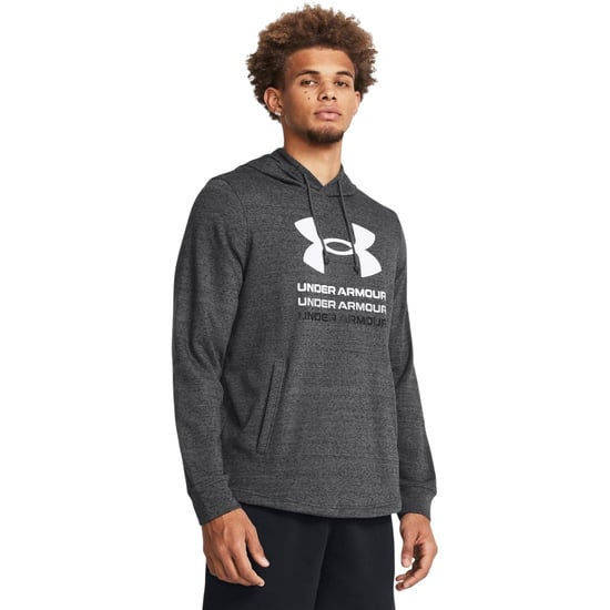 Under Armour Heren Rival Terry Grafische Hoodie (Grijs) - Image 1