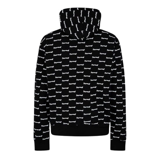 Money Heren All Over Logo Hoodie (Zwart) - Image 2