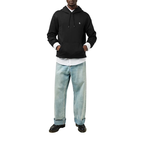 Original Penguin Heren Hooded Regular Hoodie (Echt zwart) - Image 5