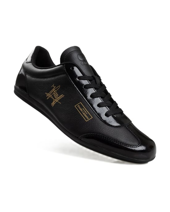 Cruyff Recoupa Leren Heren Zwarte Sneakers - Image 2