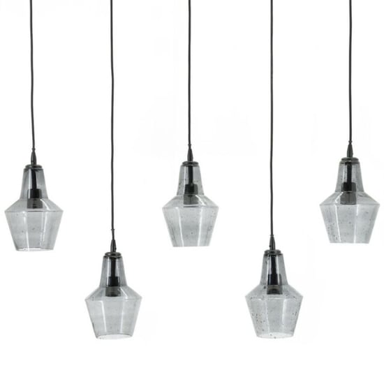 Furnilux Orion hanglamp zwart ijzer en - Image 1