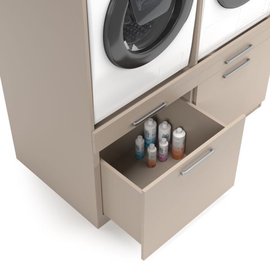 Wasophoogte Wasmachine kast brugge – perle - Image 4