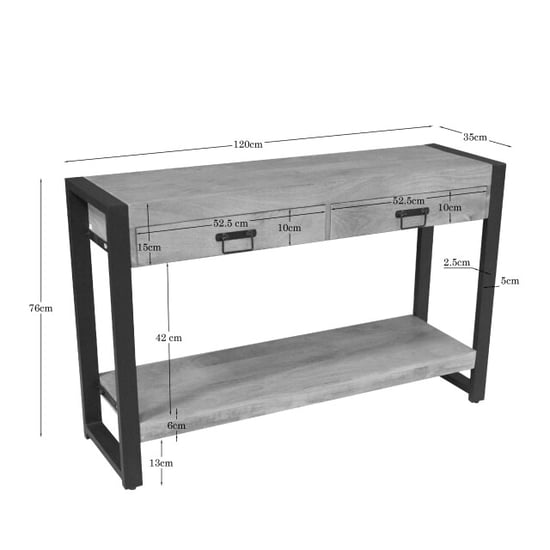 Starfurn sidetable britt - 35x120x76 cm - Image 3