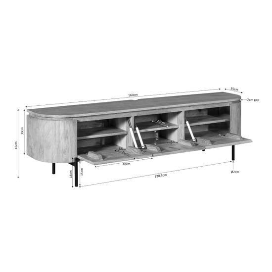 Starfurn tv meubel excellent - 35x160x45 cm - Image 2