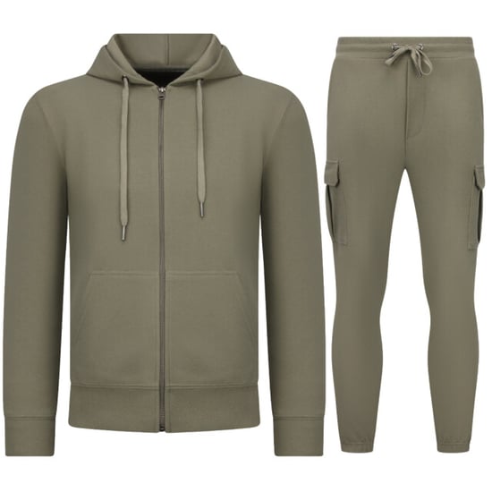 Enos Casual oversized ribbed joggingpak volwassenen trainingspak - Image 1