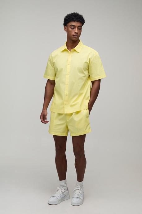 Regular Fit Short Sleeve Santorini Shirt and Relaxed Short Set - Image 4