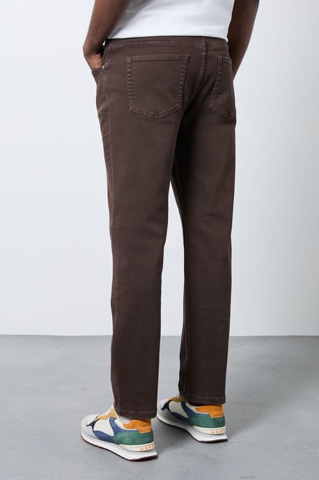 Chocolate Straight Fit Jeans - Image 3