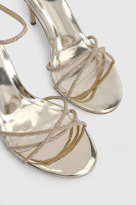 Embellished 2 Part High Heels - Image 5