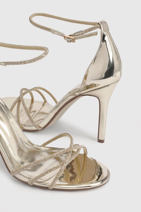 Embellished 2 Part High Heels - Image 6