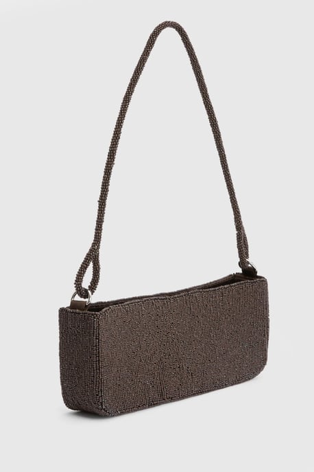 Beaded Detail Shoulder Bag - Image 3