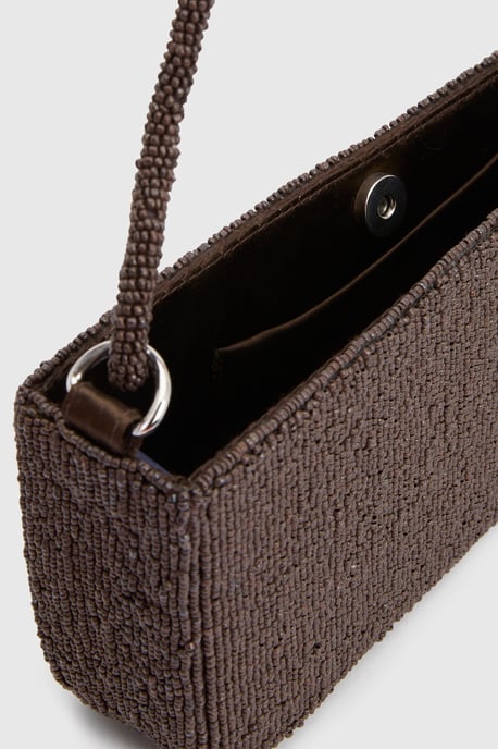 Beaded Detail Shoulder Bag - Image 4
