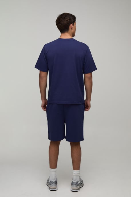 Regular Fit Lobster Embroidered T-Shirt & Regular Fit Short Set - Image 2