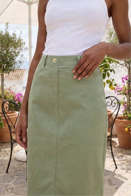 A-Line Bengaline Stretch Skirt - Image 4