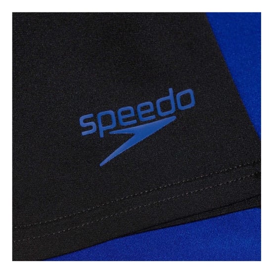 Speedo Mens Splice Geometriskt Mönster Simning Jammer Shorts (Svart) - Image 3