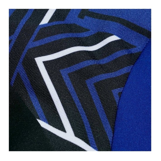 Speedo Mens Splice Geometriskt Mönster Simning Jammer Shorts (Svart) - Image 4