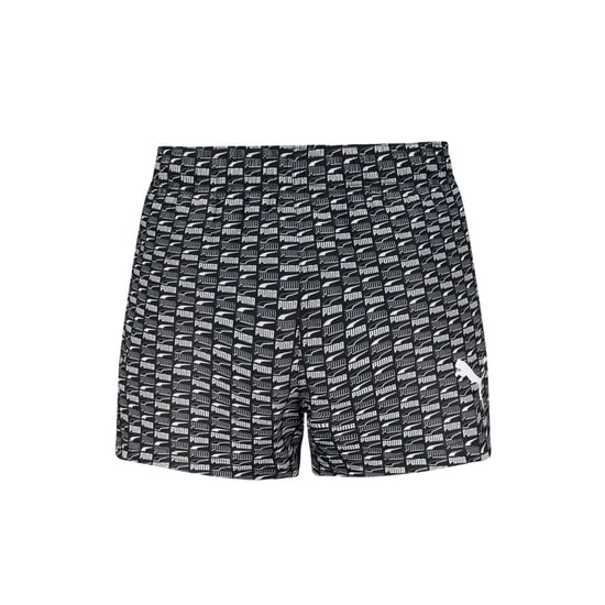 Puma Heren Zwemshort met Herhaalde Print (Zwart) - Image 1