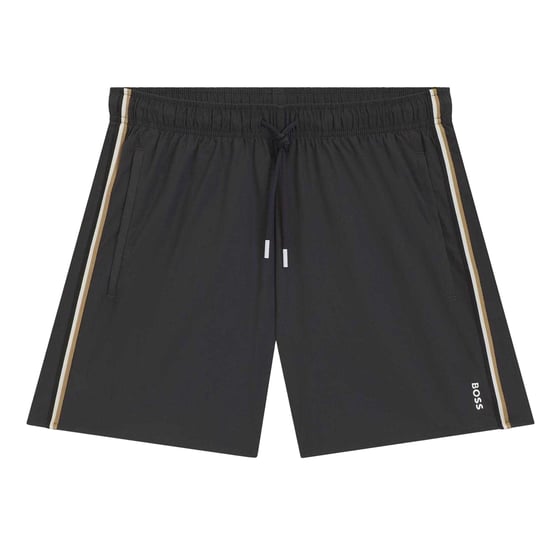 Boss Heren Iconic Zijstreep Zwemshort (Donkergrijs) - Image 2