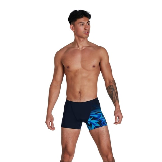 Speedo Hyper Boom badshorts för herrar (SVART/BLÅ) - Image 4