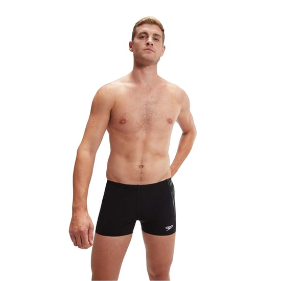 Speedo Hyperboom Aquashort badshorts för herrar (Svart/vit) - Image 3