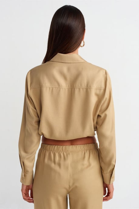 Tencel Kortärmad Blus - Image 2