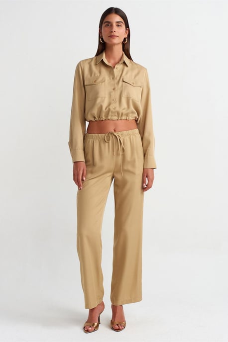 Tencel Kortärmad Blus - Image 3