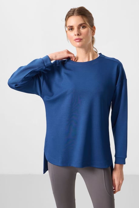Long-sleeve Jersey Tunic Top - Image 4