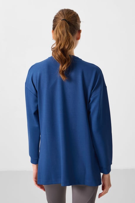 Long-sleeve Jersey Tunic Top - Image 5