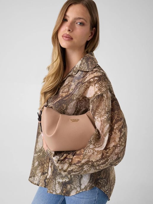 Guess Shoulder Bag Beige - Image 2
