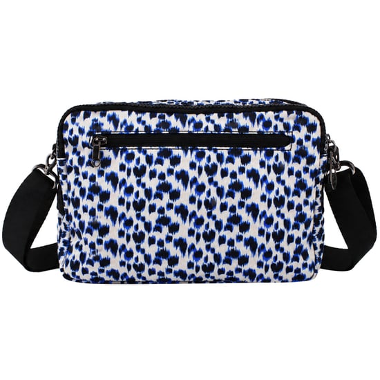 Kipling Curious Leopard Abanu Blue Crossbody Bag - Image 3