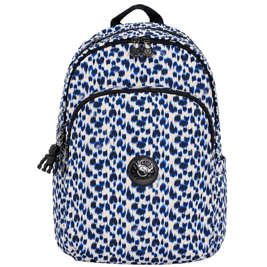 Kipling Delia Curious Leopard Blue Backpack - Image 1
