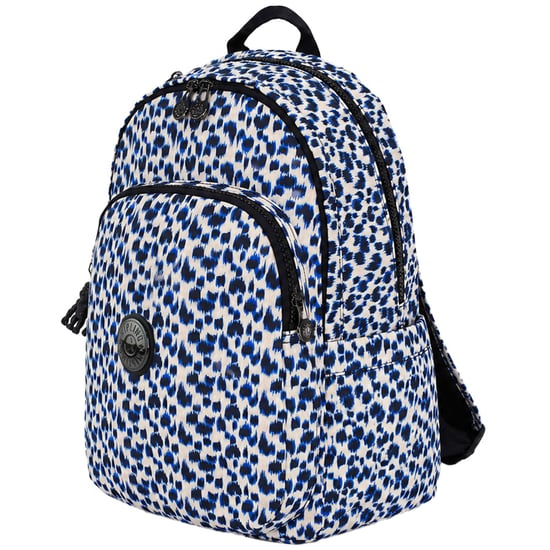 Kipling Delia Curious Leopard Blue Backpack - Image 2