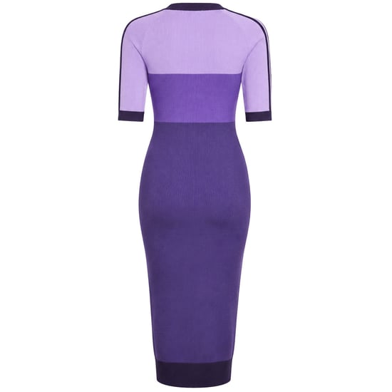 Adidas x Ksenia Schnaider Womens Purple Knit Dress - Image 2