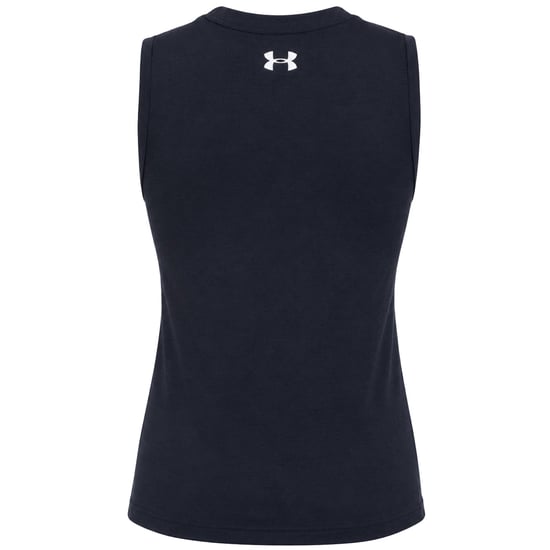 Under Armour Overlay Logo Womens Black Vest - Image 2