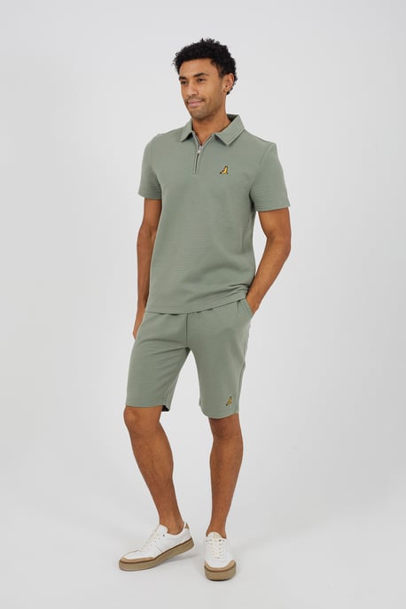 Mint Shorts With Badge Detail - Image 2