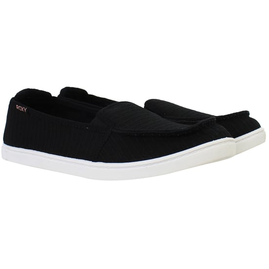 Roxy Minnow VII Womens Black Plimsolls - Image 2